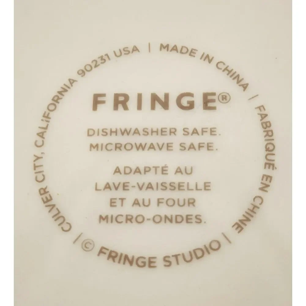 Dog Bowl-Fringe-Ceramic-